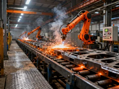 Automotive manufacturing with plasma-cut components