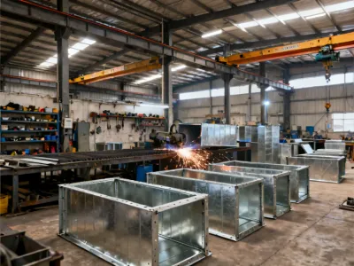 HVAC ductwork fabrication using precision cutting